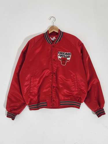 Chicago Bulls: 1990's Chalk Line Fanimation Bomber Jacket (XL