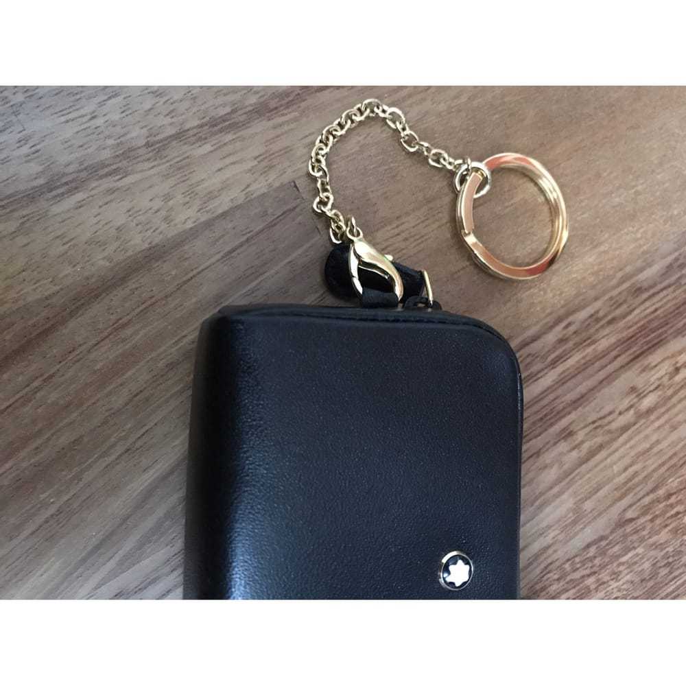 Montblanc Leather key ring - image 8