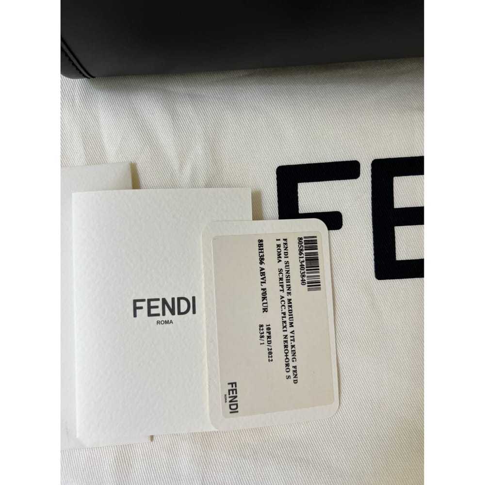 Fendi Sunshine leather tote - image 4