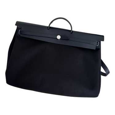 Herbag cloth backpack Hermès Black in Cloth - 30677906