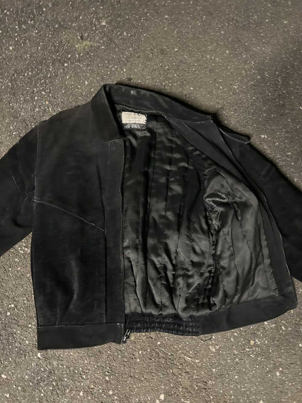 Branded Leather × Leather Jacket × Vintage Vintag… - image 3