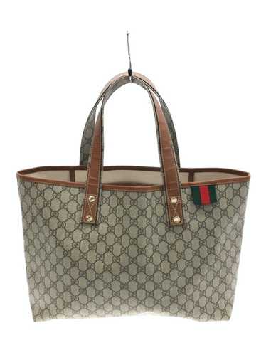 Gucci Gucci Webline GG Plus Tote Bag Canvas Beige