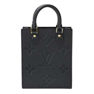 Shop Louis Vuitton PETIT SAC PLAT Monogram 2WAY Plain Leather