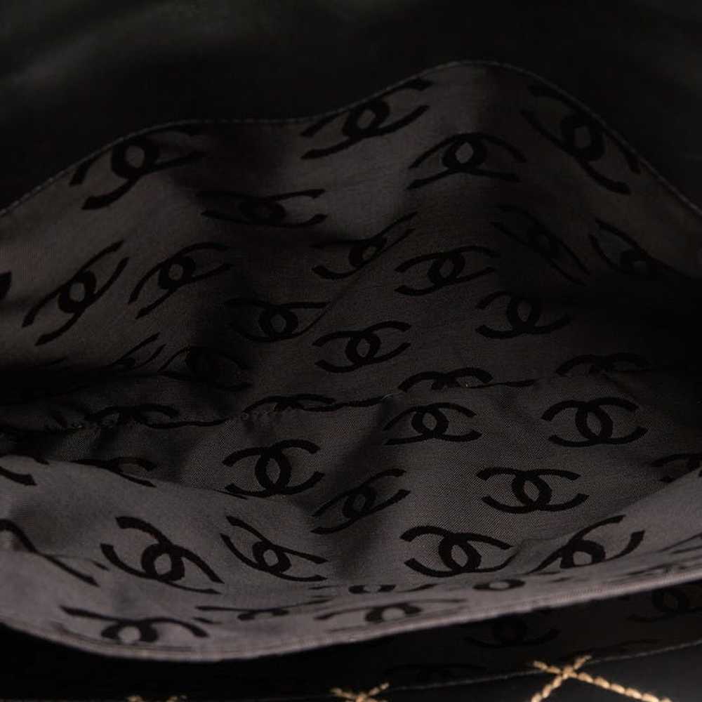 Chanel Chanel Wild Stitch Tote Bag Black Leather - image 8