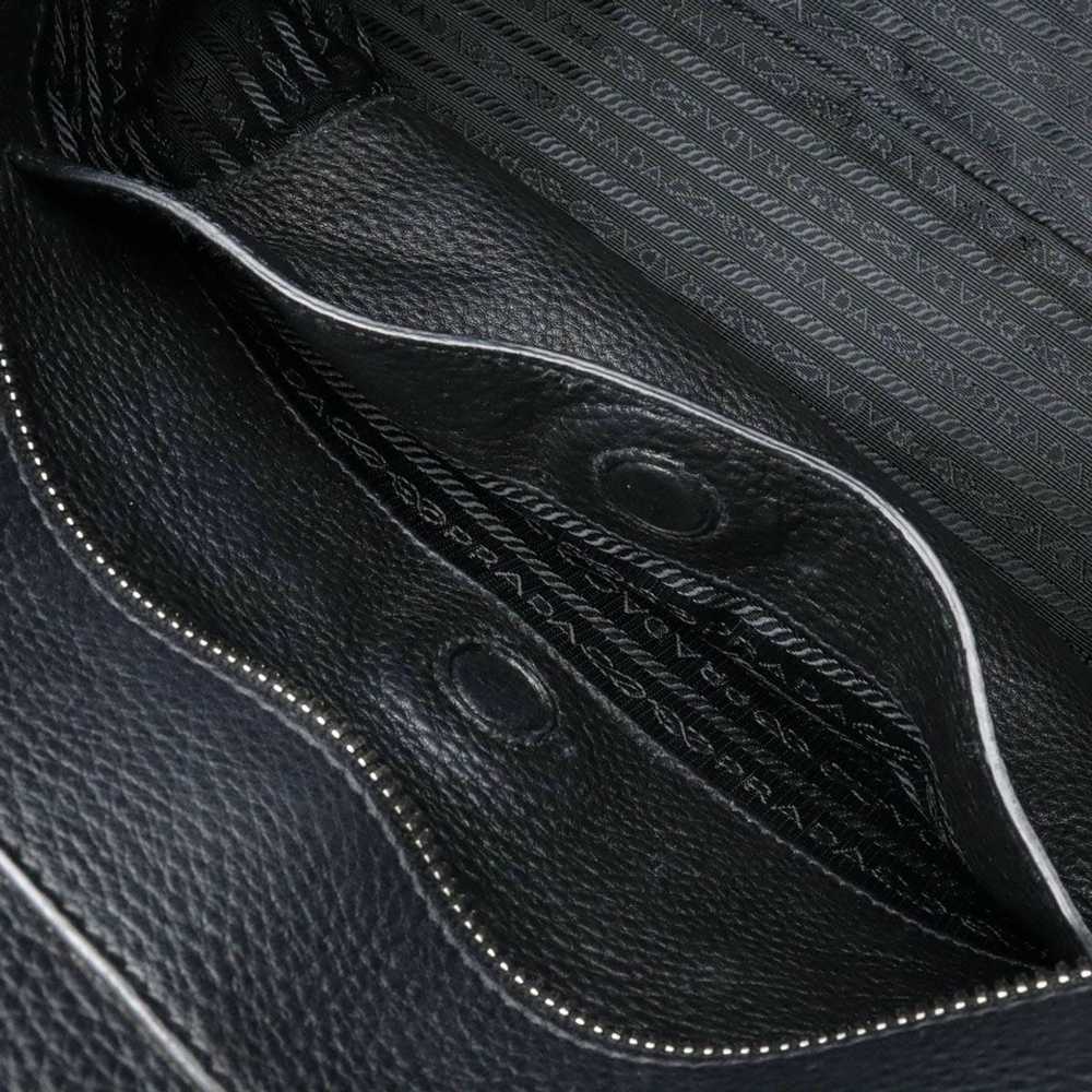 Prada Prada Tote Bag Shawl Leather Black - image 6