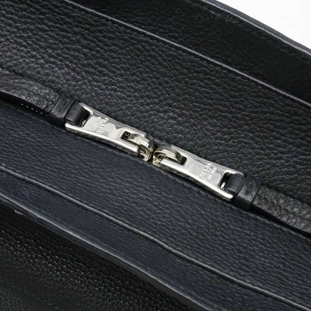 Prada Prada Tote Bag Shawl Leather Black - image 7