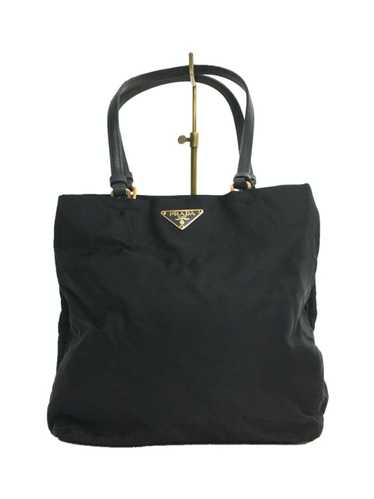 Prada Prada Nylon BLK Plain Triangle Logo Handbag