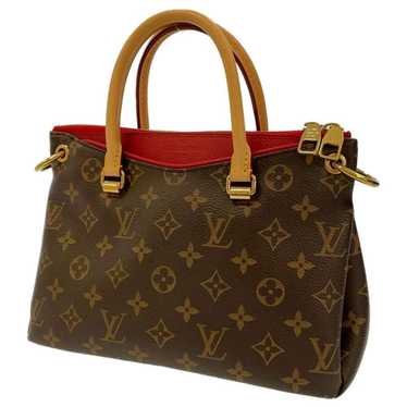 Authenticated Used Louis Vuitton LOUIS VUITTON 2Way Bag Monogram Pallas BB  Brown Canvas Handbag Shoulder Women's M41218 