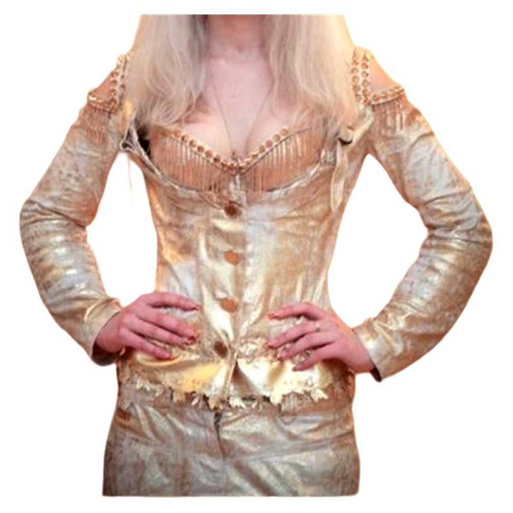 Other y2k gold designer suit Amnesia - image 1