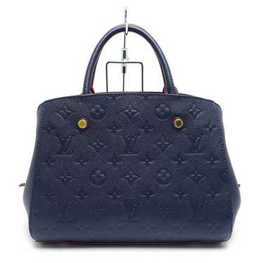 Louis Vuitton Montaigne Bb Monogram Empreinte Leather Satchel Bag Dahlia