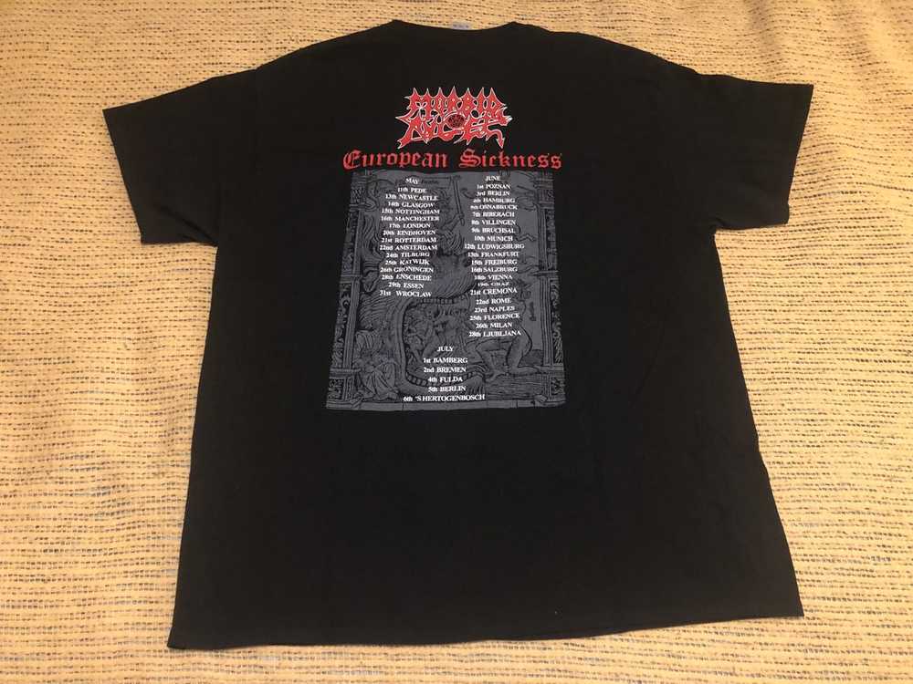 Band Tees × Rock Tees Morbid Angel Shirt XL - image 4