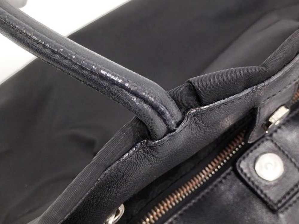 Prada Prada Tote Ribbon Handbag Nylon Black - image 5