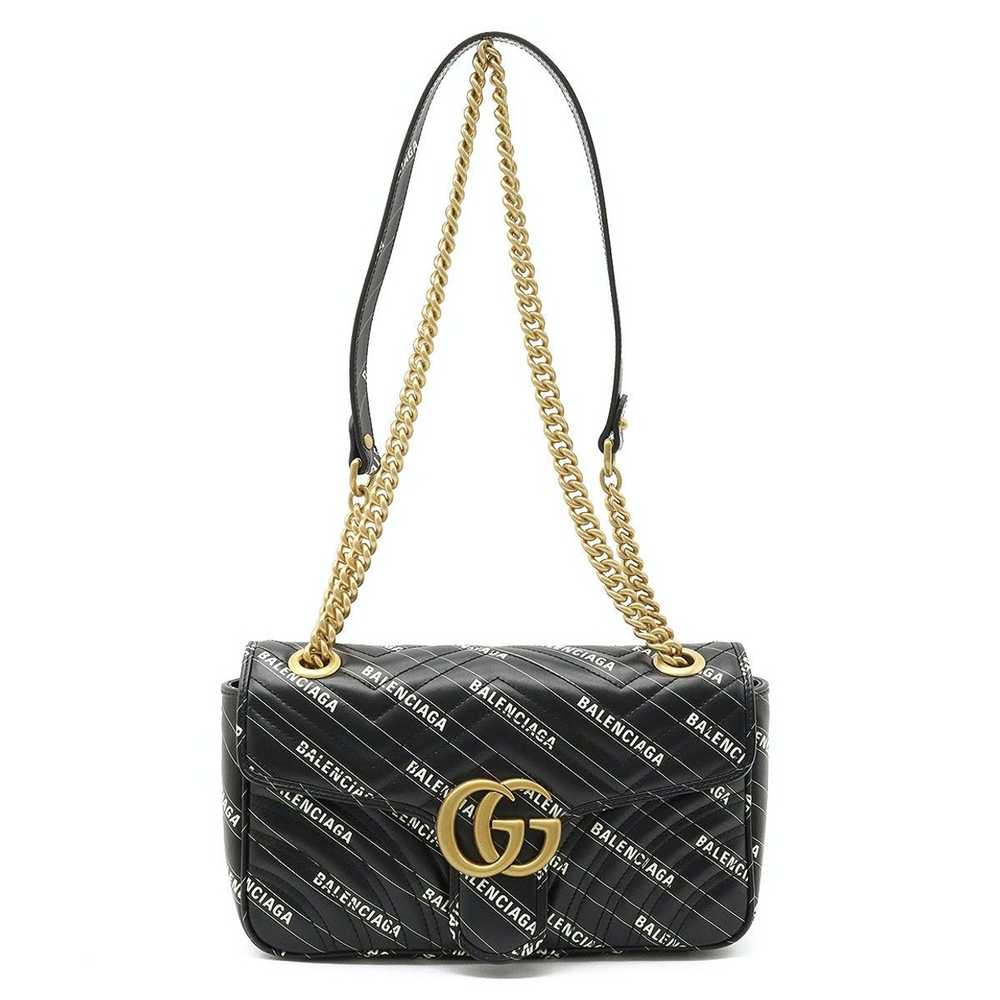 Balenciaga Gucci Collaboration Hacker Smartphone Bag Pochette  Canvas/Leather 680130
