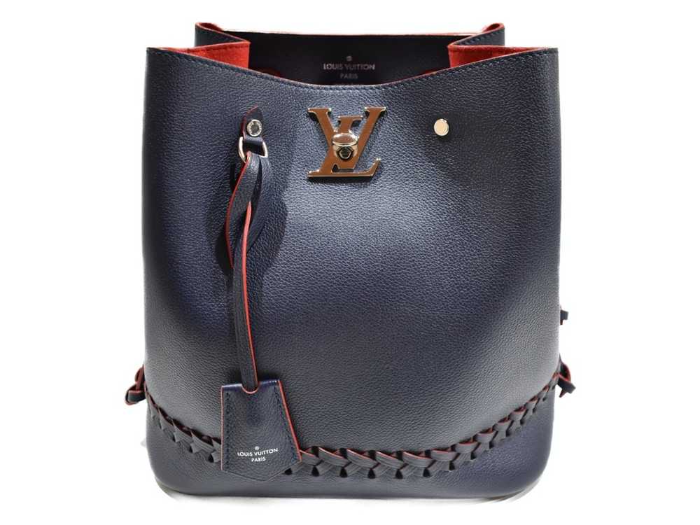 Louis Vuitton Louis Vuitton LockMe Bucket Navy Re… - image 1