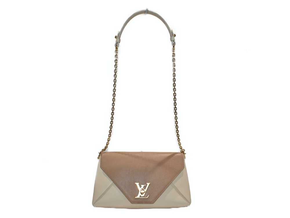 Louis Vuitton Louis Vuitton Pink Beige Leather LV… - image 1