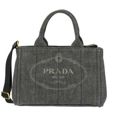 Prada Prada Tote Bag Canapa Black - image 1