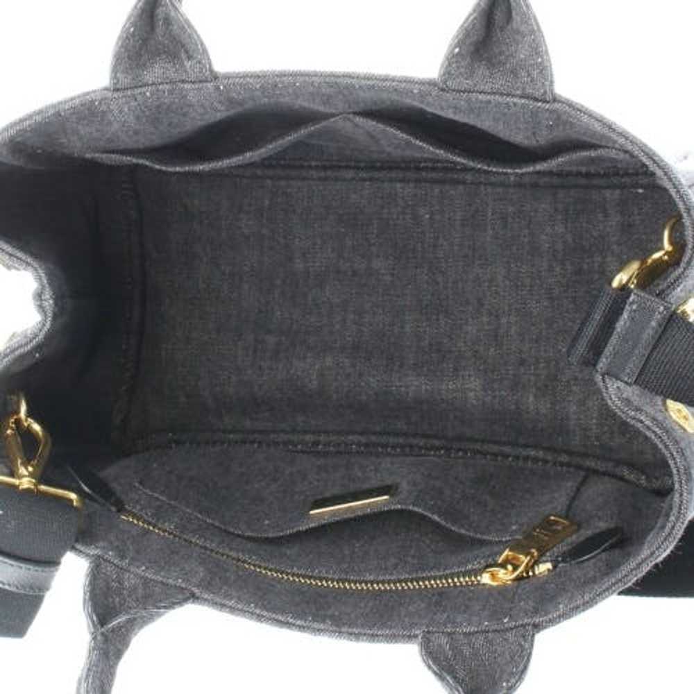 Prada Prada Tote Bag Canapa Black - image 3