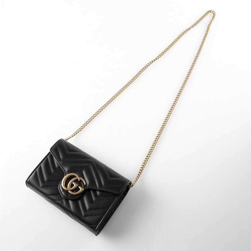 Gucci Gucci Shoulder Bag GG Marmont Pochette Black - image 2