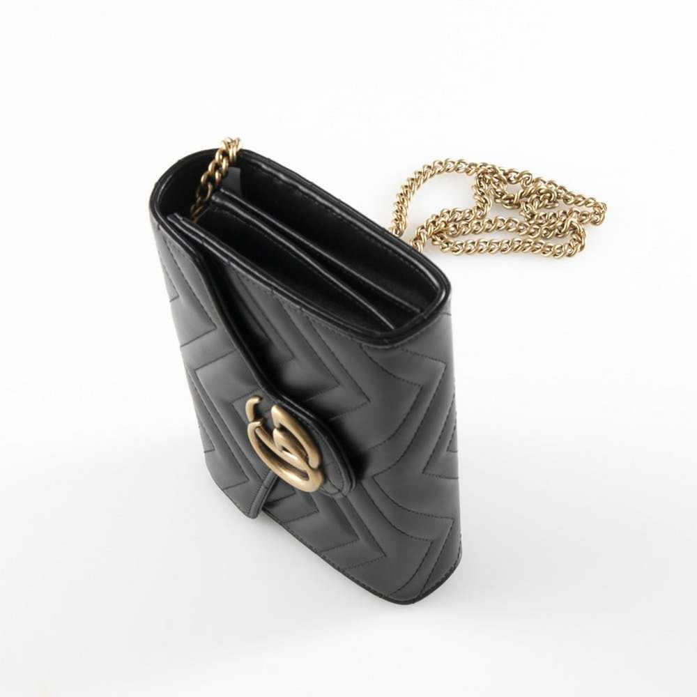 Gucci Gucci Shoulder Bag GG Marmont Pochette Black - image 3