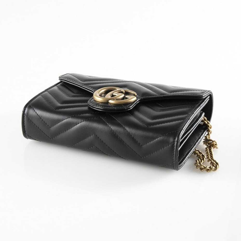 Gucci Gucci Shoulder Bag GG Marmont Pochette Black - image 4