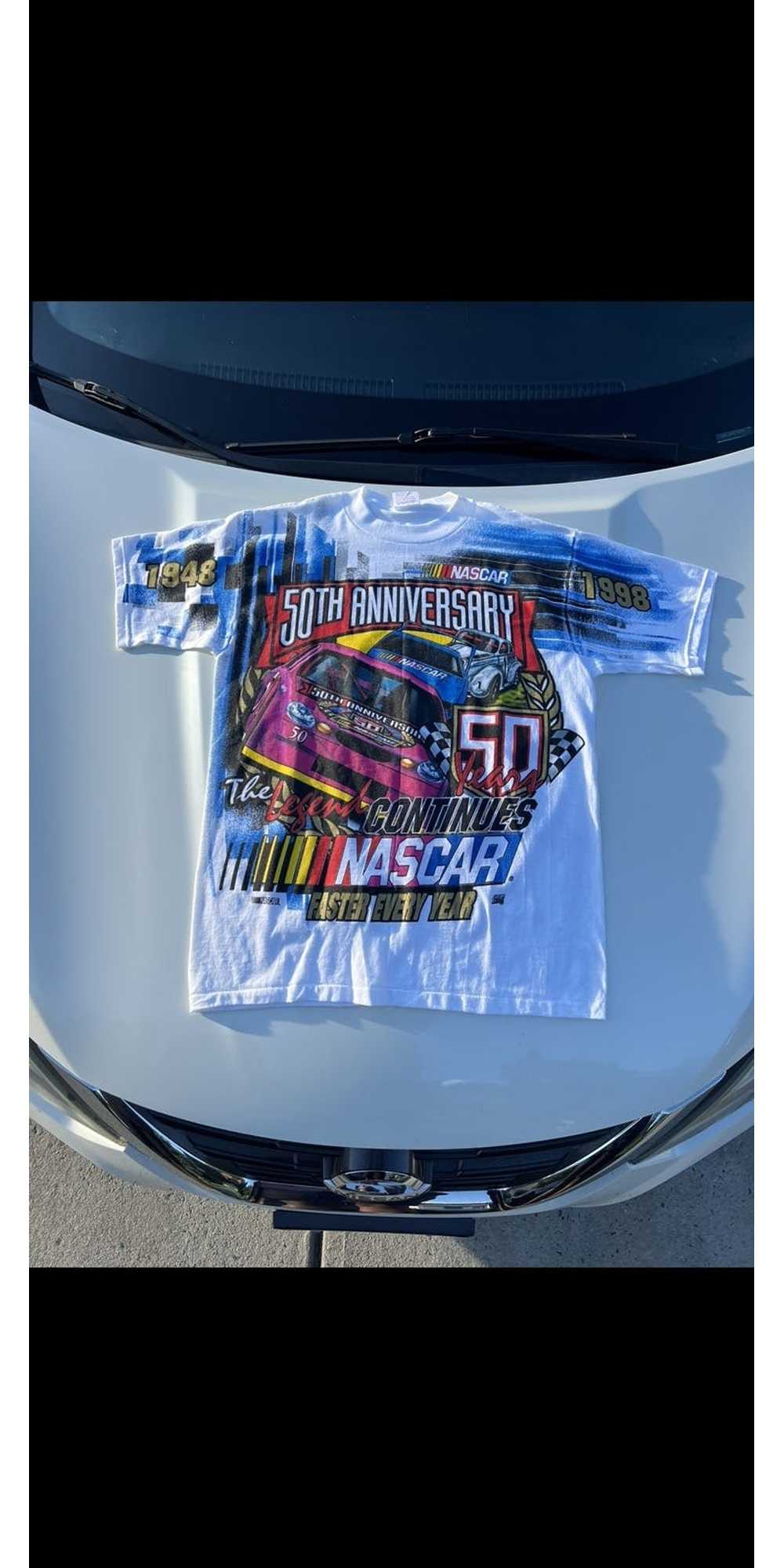 NASCAR × Racing × Vintage NASCAR T-shirt - image 2