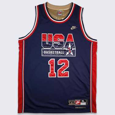 Nike Team USA No13 Shaquille O'Neal White 1996 Dream Team Stitched NBA Jersey