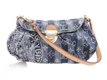 Louis Vuitton Denim Bag Mini Pleaty Monogram Vintage Jean Shoulder Bag  M95050