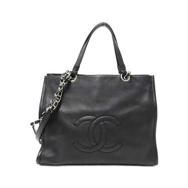 Chanel Chanel Shoulder Bag Black Gold Metal Fittin