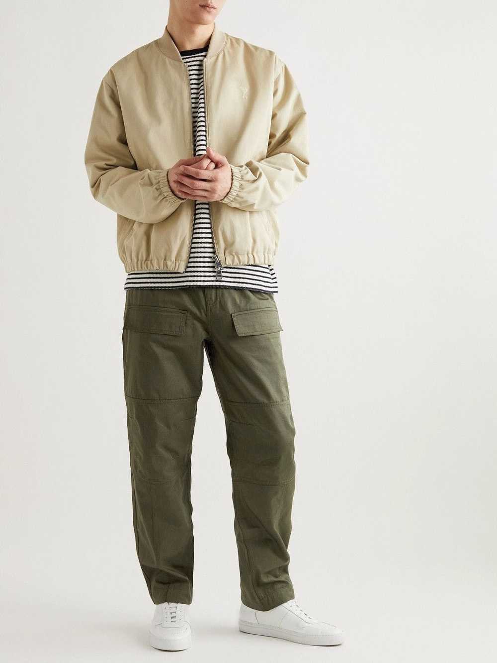 Maison Kitsune Straight-Leg Cotton-Twill Cargo Tr… - image 2