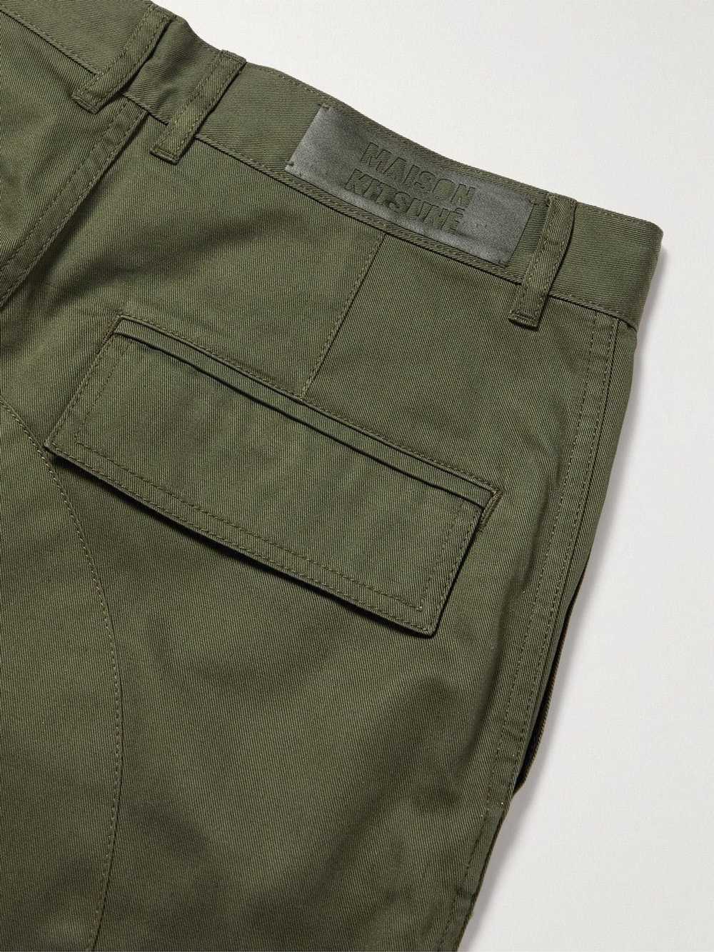 Maison Kitsune Straight-Leg Cotton-Twill Cargo Tr… - image 5