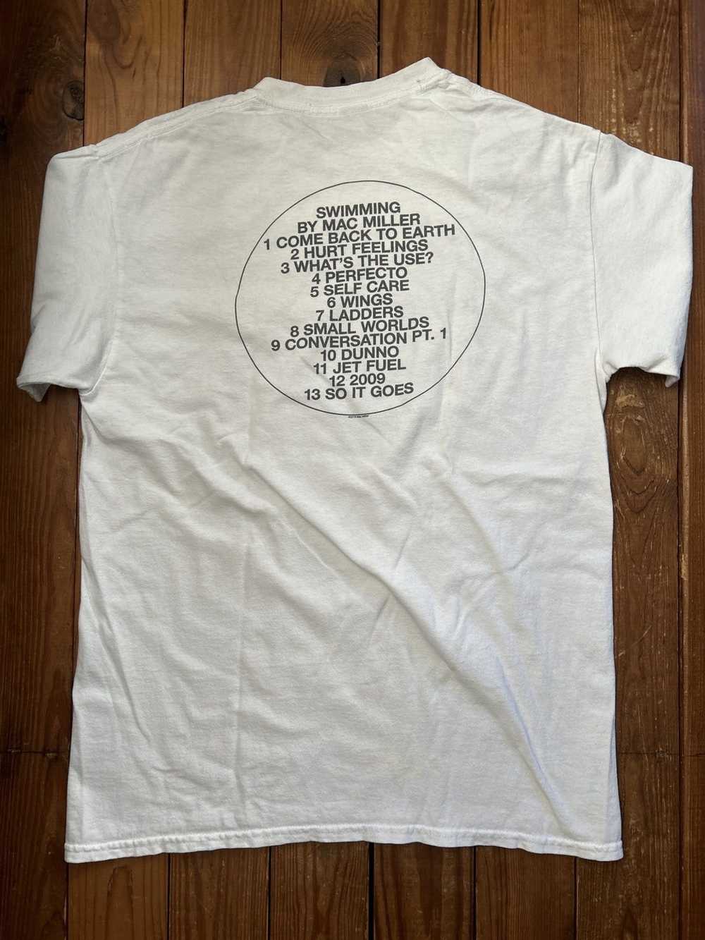 Mac Miller Mac Miller Swimming White Tee Shirt - image 3