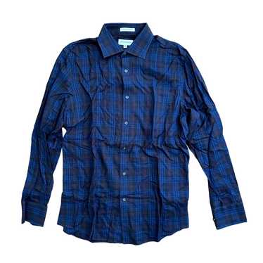 John Weitz John W. Nordstrom Plaid Blue Red Long … - image 1