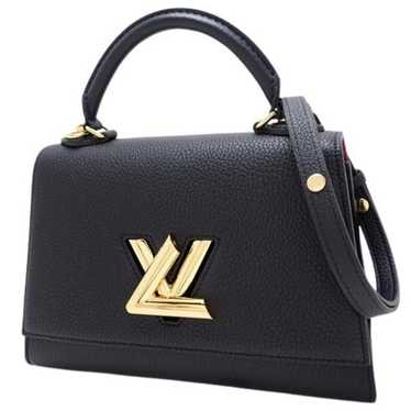 Louis Vuitton Twist One Handle PM M57214 Shoulder Bag Leather Pink