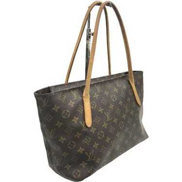 Authentic Louis Vuitton Brown Monogram Canvas Raspail PM Shoulder Bag Tote