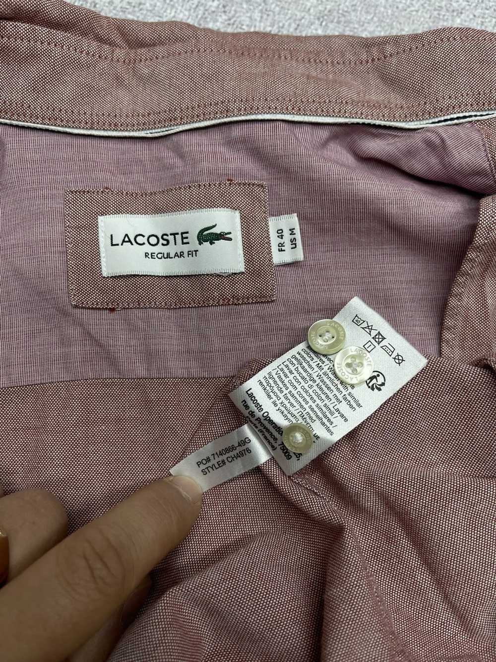 Lacoste × Streetwear × Vintage Lacoste Shirt Mens… - image 7