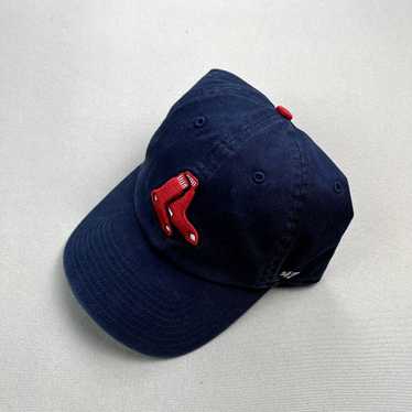 Men's '47 Navy/Green Boston Red Sox Franchise Fitted Hat Size: Large