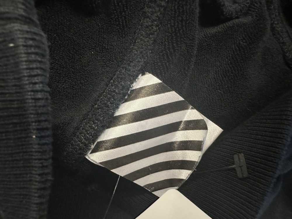 Off-White Off white mens hoodie black pre owned s… - image 3