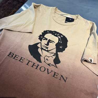 Bape Vintage Beethoven Tie Dye Two Tone Tee Shirt - image 1