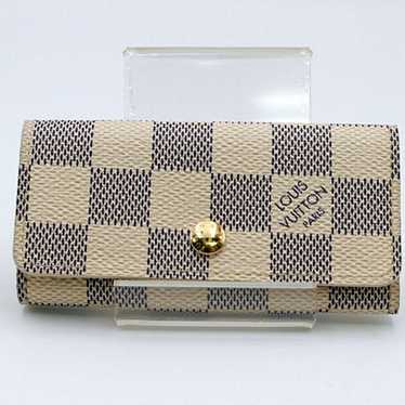 Louis Vuitton Epi 4 Key Holder M63822 Women,Men Epi Leather Key Case Noir