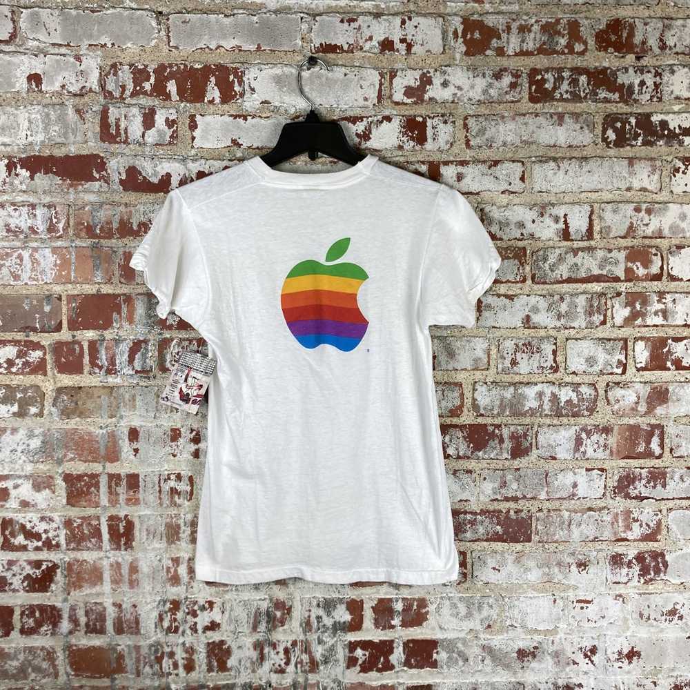 Apple 1980's Apple Computers Logo Tee Tagged L is… - image 1
