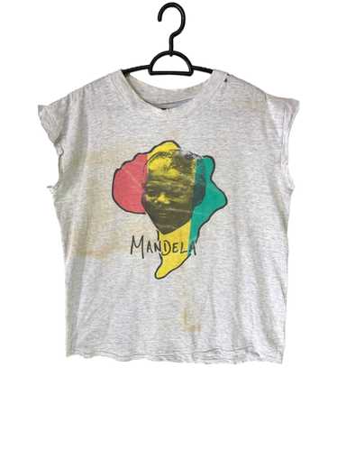 Rare × Tour Tee × Vintage THRASHED Nelson mandela 