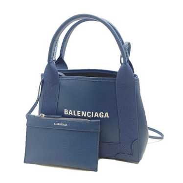 Balenciaga Balenciaga 2 Way Bag Shoulder Bag Navy - image 1