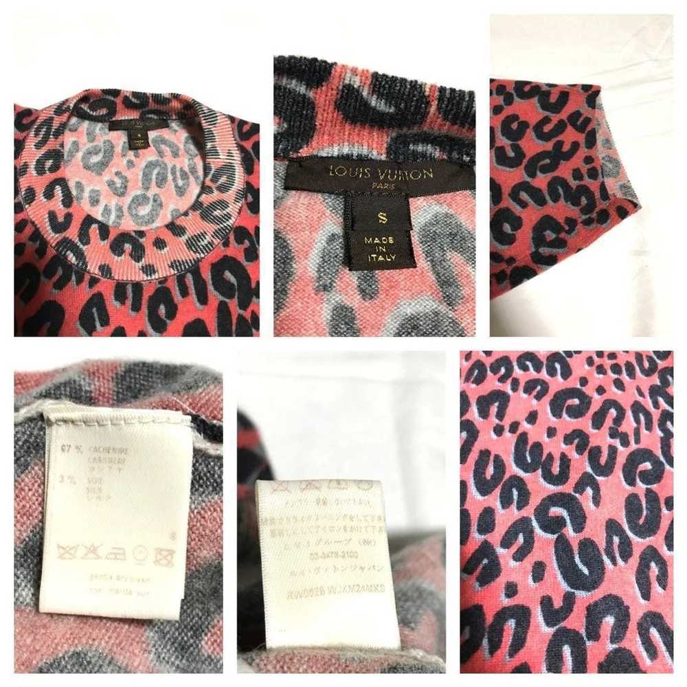 Louis Vuitton Louis Vuitton Leopard Cashmere Defo… - image 2