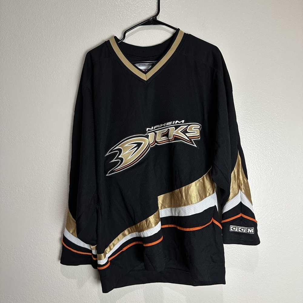 Vintage Anaheim Ducks Jersey CCM Vintage Size Med… - image 1