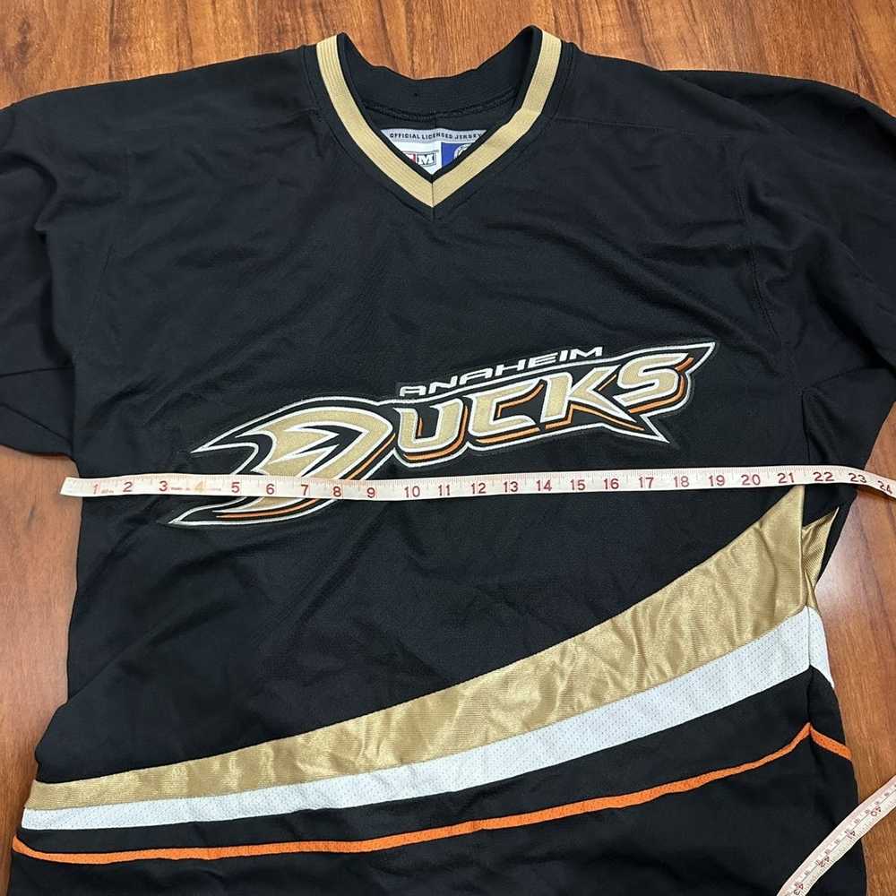 Vintage Anaheim Ducks Jersey CCM Vintage Size Med… - image 6