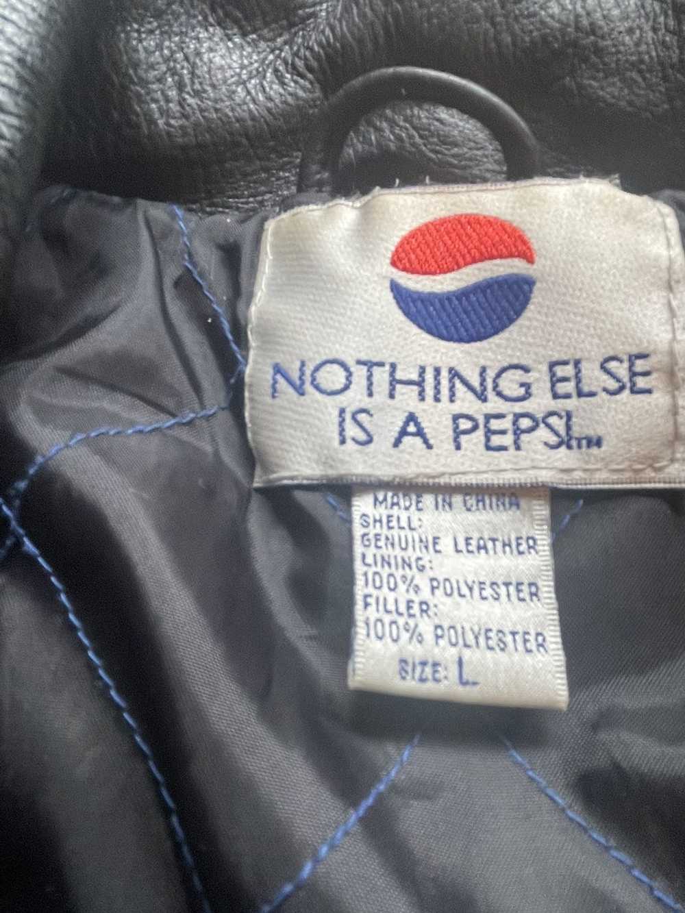 Pepsi × Vintage Vintage Pepsi Leather Jacket - image 3