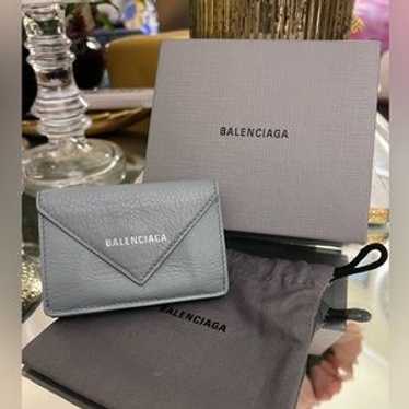 Balenciaga Trifold Wallet Paper - Gem