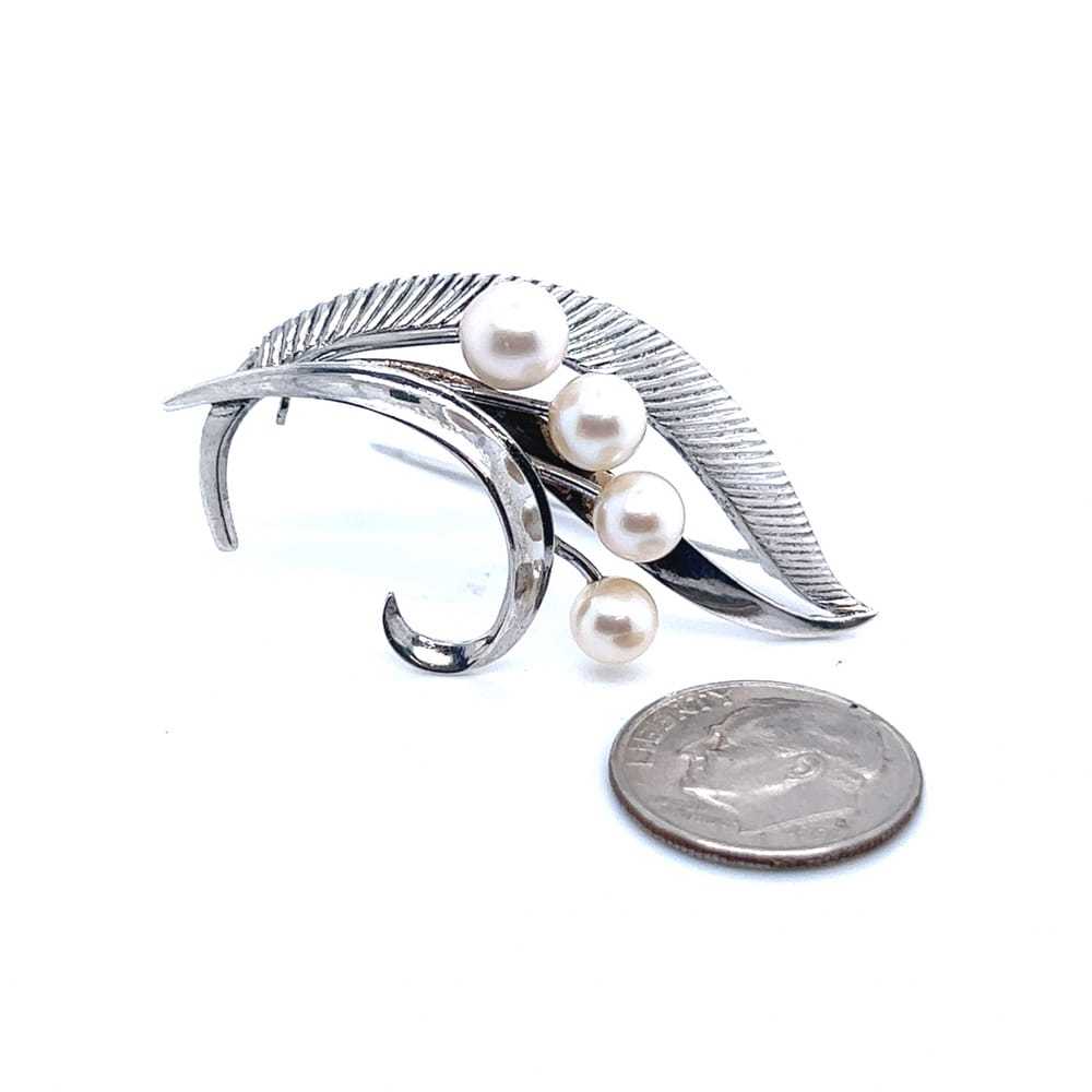 Mikimoto Silver pin & brooche - image 2