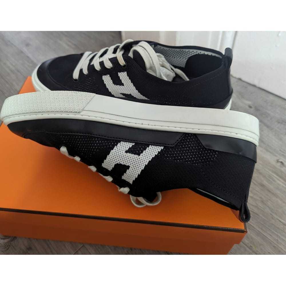 Hermès Deep leather trainers - image 8