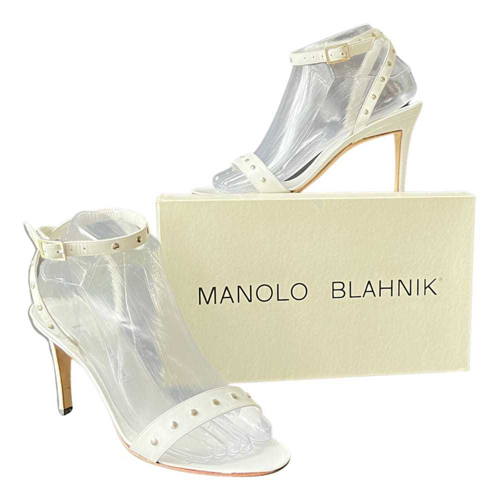 Manolo Blahnik Leather sandal - image 1
